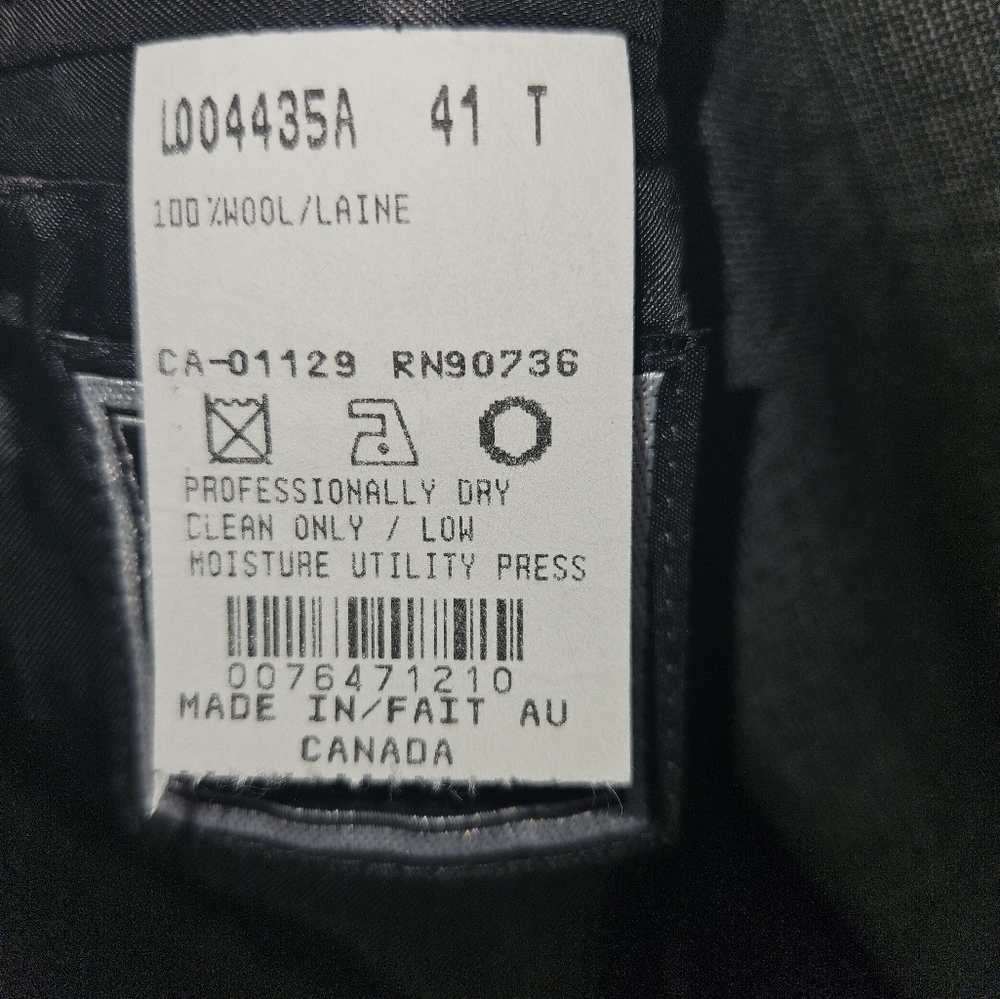 Ralph Lauren Mens 2 Piece Suit Size 41T - Picture 6 of 12